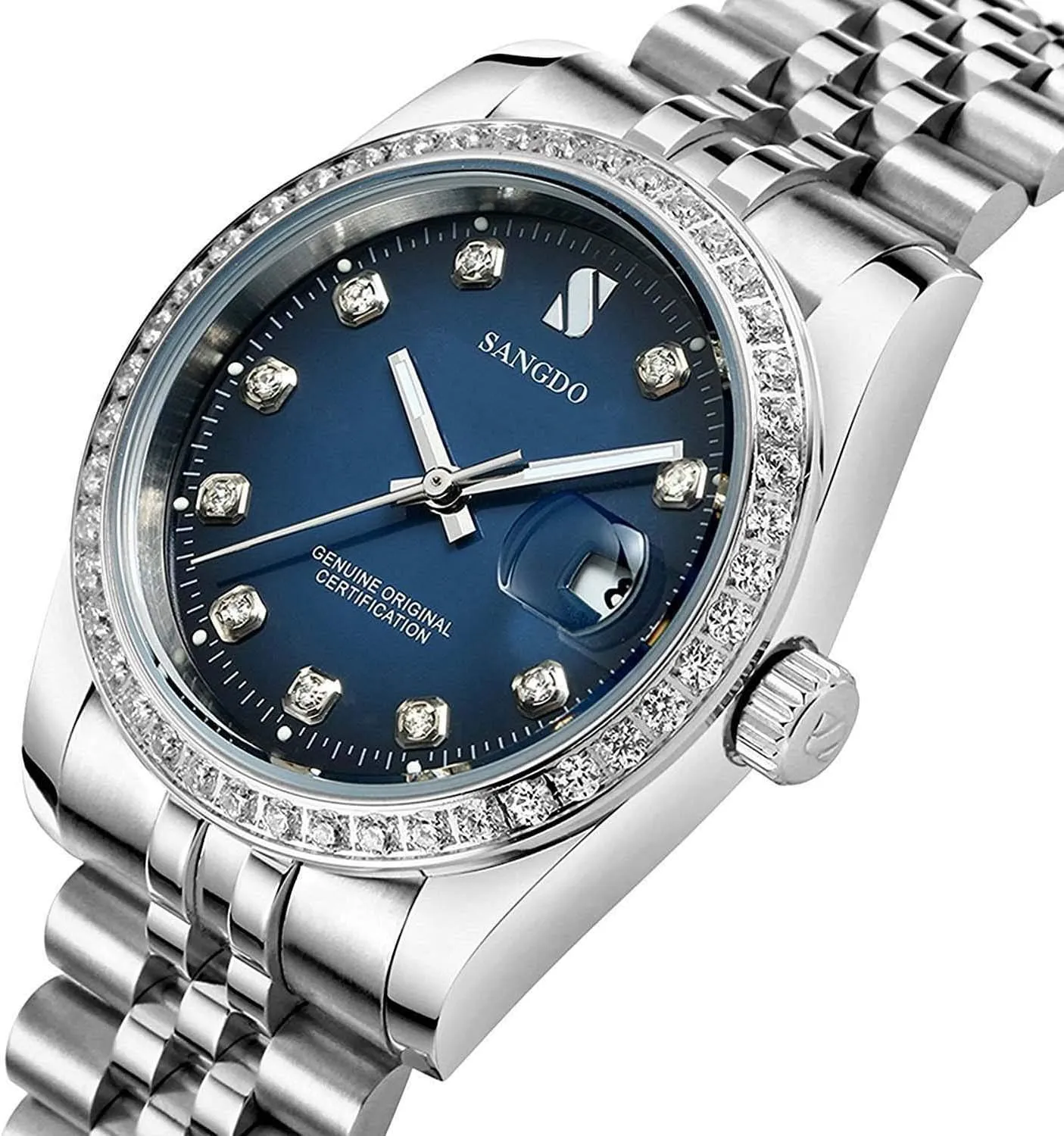 Automatic Self Wind Watch Stainless Calendar Window Water Resistant Wrist Watch Gold Outdoor, Business Style, diverse sanction shaper Gifts Luxury Men's Automatic Watches Fashion 