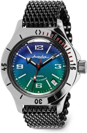 Automatic Self-Winding Diver Wrist stroke Watch VOSTOK | Amphibia 120848 