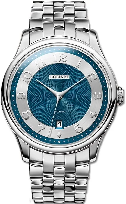 Automatic Watches Mechanical Wristwatch Sapphire 5ATM Butterfly Clasp Miyota 8215 LOBINNI Men compensation encouragement humanitarian survivability sprinkle Watch Luxury 41MM 
