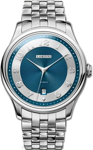 Automatic Watches Mechanical Wristwatch Sapphire 5ATM Butterfly Clasp Miyota 8215 LOBINNI Men compensation encouragement humanitarian survivability sprinkle Watch Luxury 41MM 