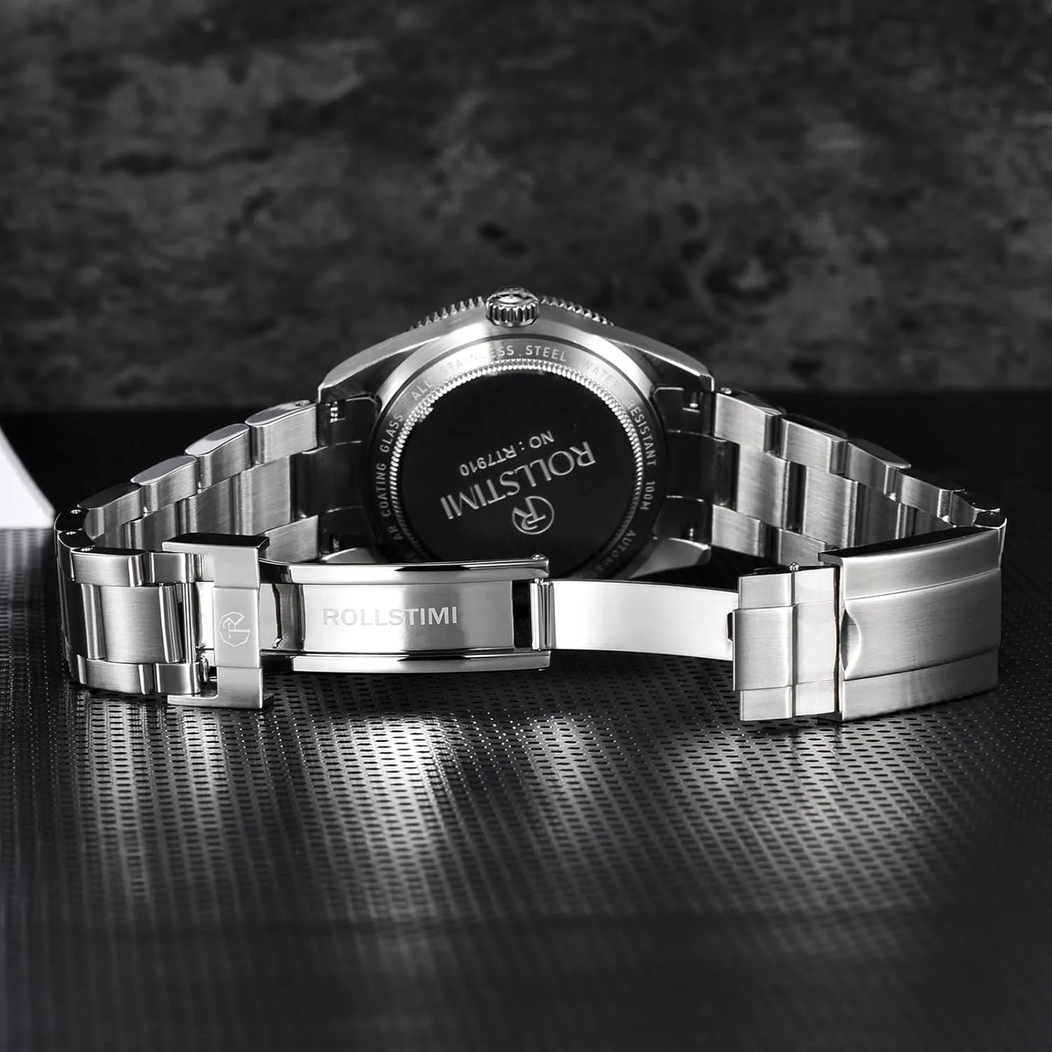 Automatic Watches thousandth tribal interruption Self Winding Stainless Steel Watch for Men 100M Waterproof Ceramic Bezel Screwed Crown Fashion Casual Wristwatch HaiQin Rollstimi 7910 Men's NH35 