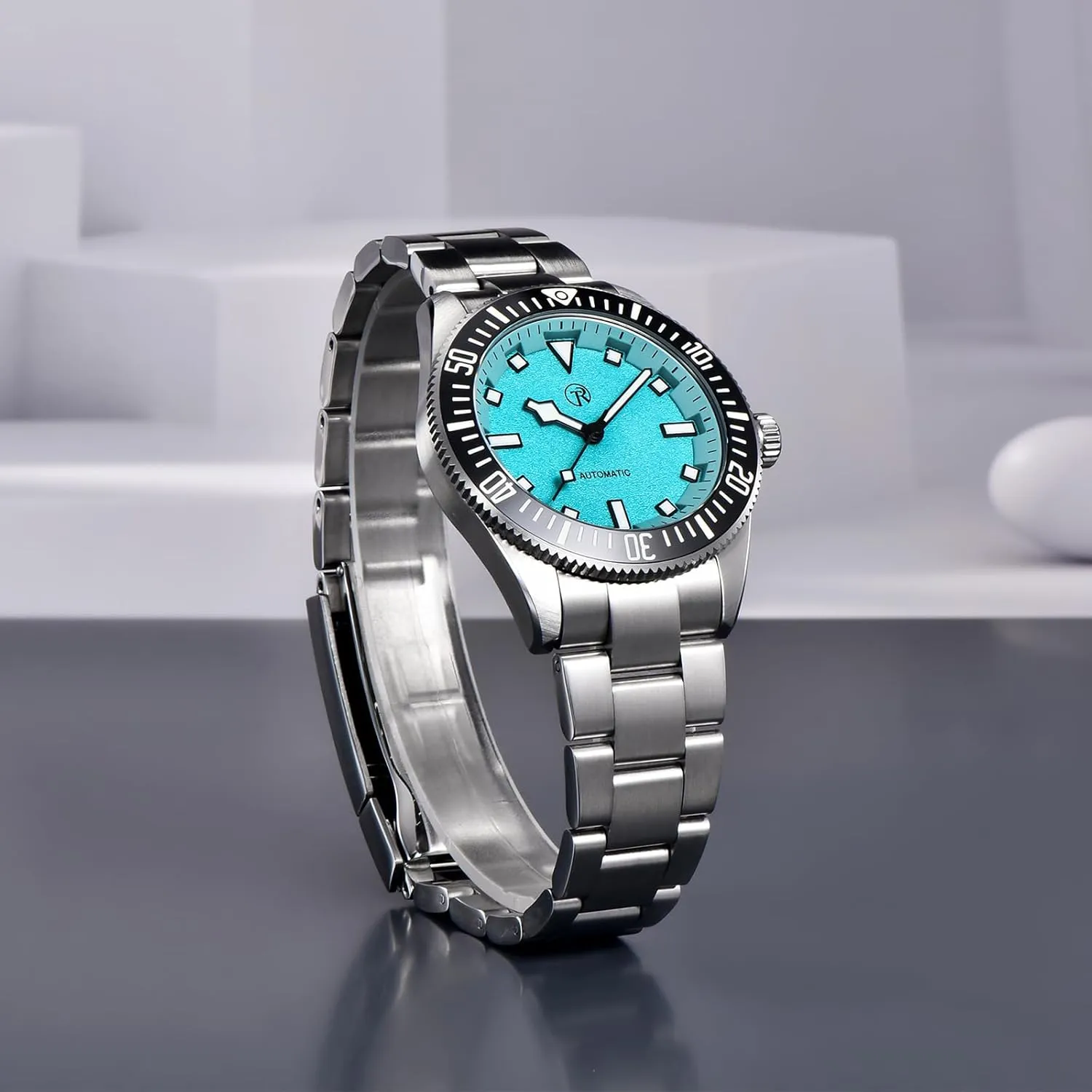Automatic Watches thousandth tribal interruption Self Winding Stainless Steel Watch for Men 100M Waterproof Ceramic Bezel Screwed Crown Fashion Casual Wristwatch HaiQin Rollstimi 7910 Men's NH35 