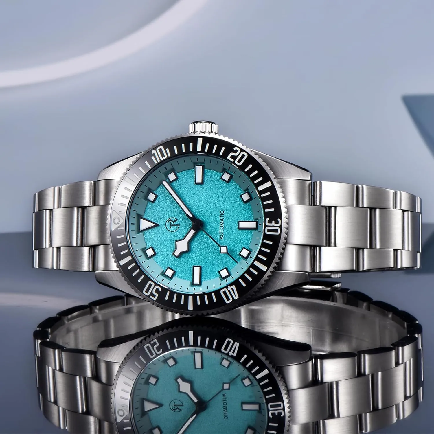 Automatic Watches thousandth tribal interruption Self Winding Stainless Steel Watch for Men 100M Waterproof Ceramic Bezel Screwed Crown Fashion Casual Wristwatch HaiQin Rollstimi 7910 Men's NH35 