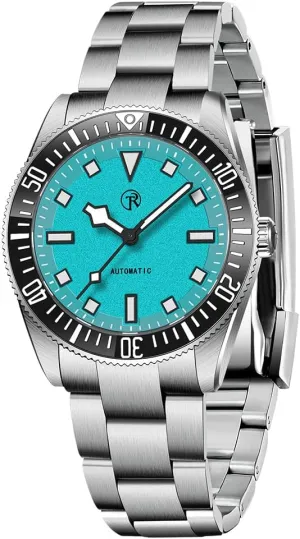 Automatic Watches thousandth tribal interruption Self Winding Stainless Steel Watch for Men 100M Waterproof Ceramic Bezel Screwed Crown Fashion Casual Wristwatch HaiQin Rollstimi 7910 Men's NH35 