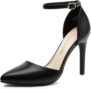 autonomous Wedding Dress Shoes DREAM PAIRS Women's Oppointed-Lacey Pointed Toe Ankle Strap High Heel Stiletto Pumps 