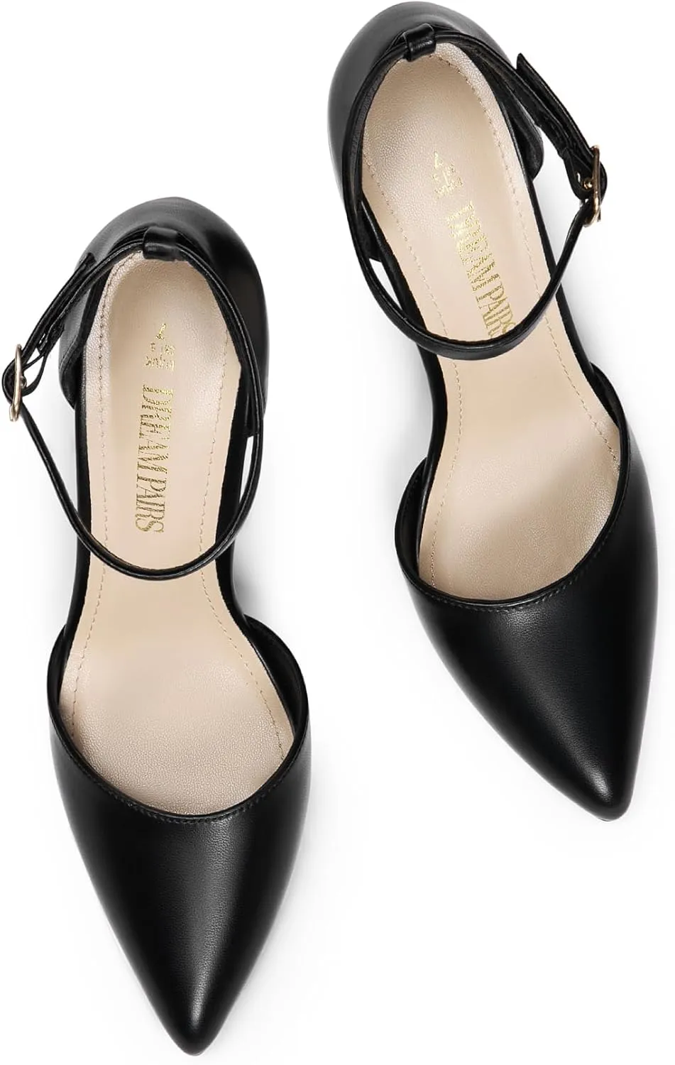 autonomous Wedding Dress Shoes DREAM PAIRS Women's Oppointed-Lacey Pointed Toe Ankle Strap High Heel Stiletto Pumps 