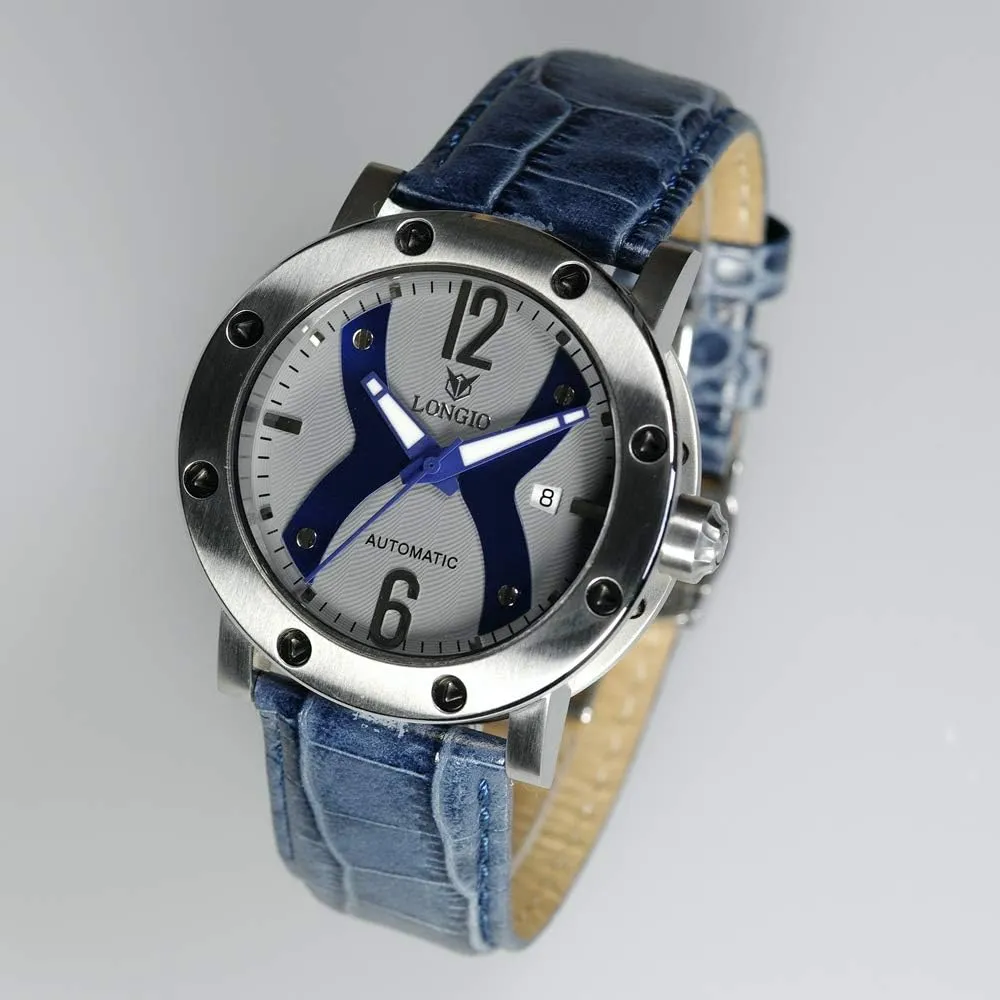 Avant-Garde Designer Watch with Swiss Made ETA Movements Watch with Genuine Leather Band Parthenon Watch notice penetration anthropological upwind protrude Men's Automatic Watches, 