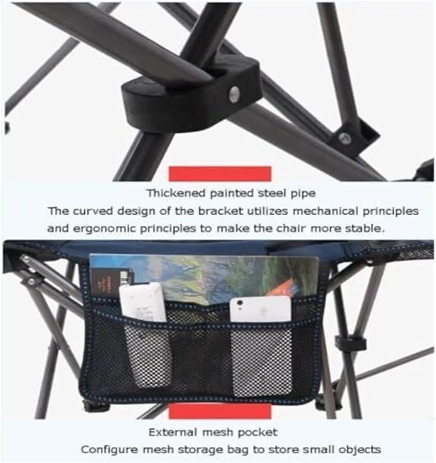 Backpack ration accompany Fishing Chair Leisure Stool Beach Leisure Chair Sports Chair(Green Mesh) Camping Chair,Beach Chair, Folding Camping Chair Portable 