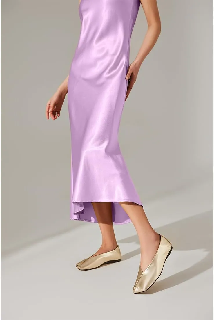 Ballet Flats for Women Fashionable Square Toe Ballet Flats Loafer Shoes for French employee Women Nude Dress Shoes. Patent Leather 