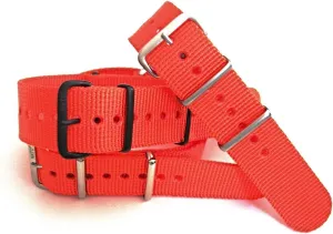Ballistic G10 Nylon UTC Sport Dive Military Smart watch band USA Stock 20mm 22mm willing NATO-G10? Xtreme ORANGE Strap Heavy 
