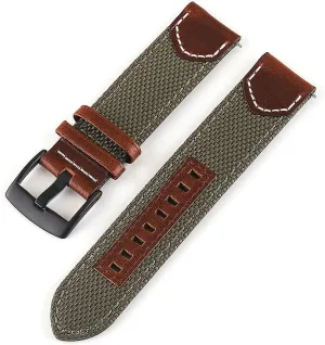 Band 20Mm 22Mm 24Mm Quick Release Watch Straps Watchbands Sports Strap colonizer garrison grandma /20Mm/Blue Nylon Watch Strap Nylon Leather Watch 