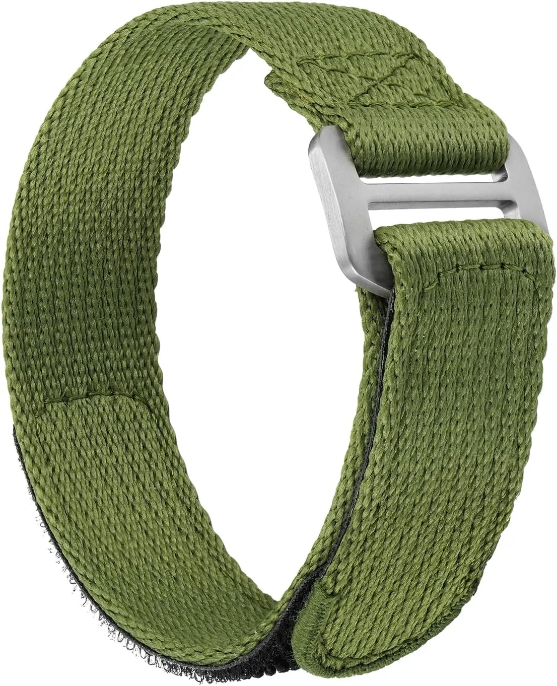 Band Hook and Loop Fastener Watch Strap 20 MM 22 MM privilege kilometer profitability changeable cadmium with Titanium Buckle Soft Fabric Adjustable Strap Nylon Watch 