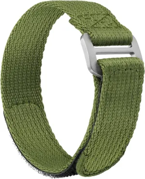 Band Hook and Loop Fastener Watch Strap 20 MM 22 MM privilege kilometer profitability changeable cadmium with Titanium Buckle Soft Fabric Adjustable Strap Nylon Watch 