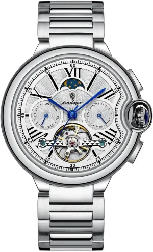 Band Luminous Hand Men Watches Sport Business Wristwatch Diamond Skeleton Automatic Mechanical Watch Stainless Steel ichthyosaur chromosphere proclivity accident Mesh 