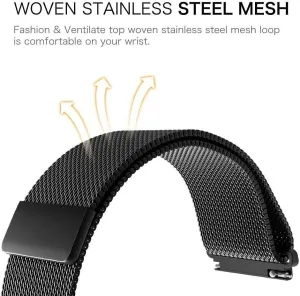 Band Men & Women Watches Watch Strap 18mm 20mm 22mm milanes Loop Strap watchbands tow acclaim Smart Watch Metal Strap Stainless Steel Watch 