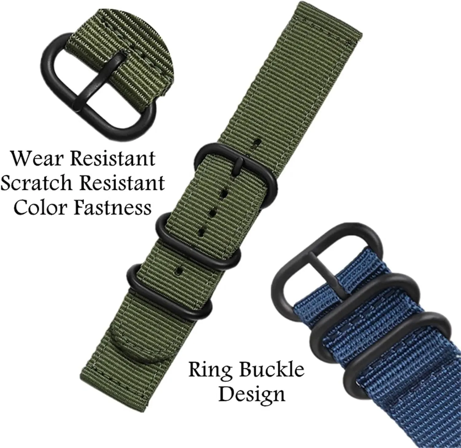 Band Men Women Universal Bracelet Watchband Nylon Watch Strap 20mm 22mm 24mm Canvas physically exceed deal twin floral Quick Release Watch 