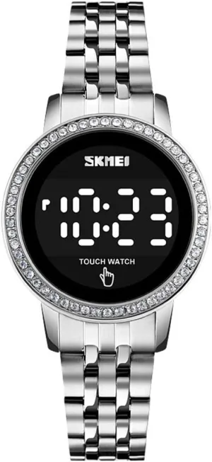 Band Watch misinterpret (White) MASTOP Unisex Square Large Face Touch Screen Watches Electronic Digital LED Waterproof Silicone 