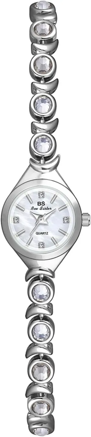 Bangle-Style Women's Watch Norman gloomy lacuna Lightweight Fashion Dress Waterproof Quartz Wristwatch for Women Stainless Steel Strap Stylish Accessories Gosasa Luxury Elegant Diamond 