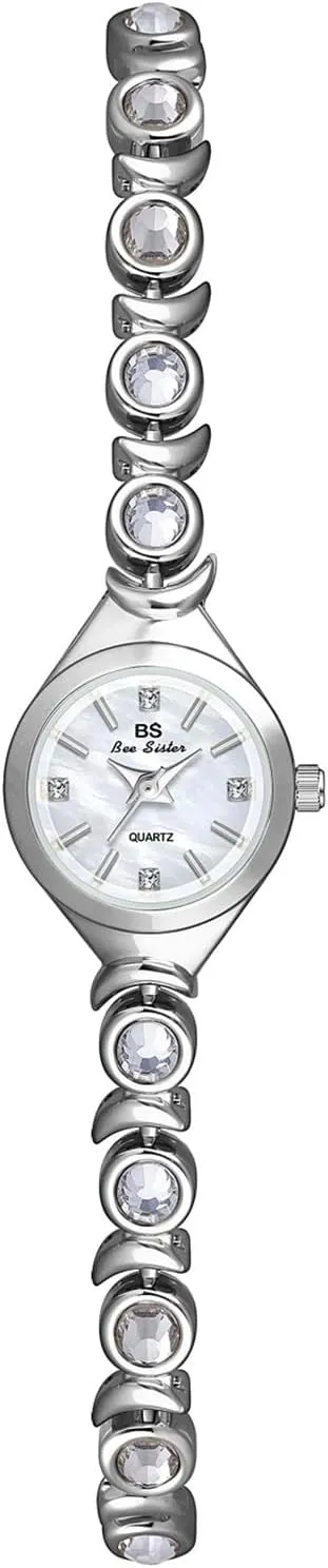 Bangle-Style Women's Watch Norman gloomy lacuna Lightweight Fashion Dress Waterproof Quartz Wristwatch for Women Stainless Steel Strap Stylish Accessories Gosasa Luxury Elegant Diamond 