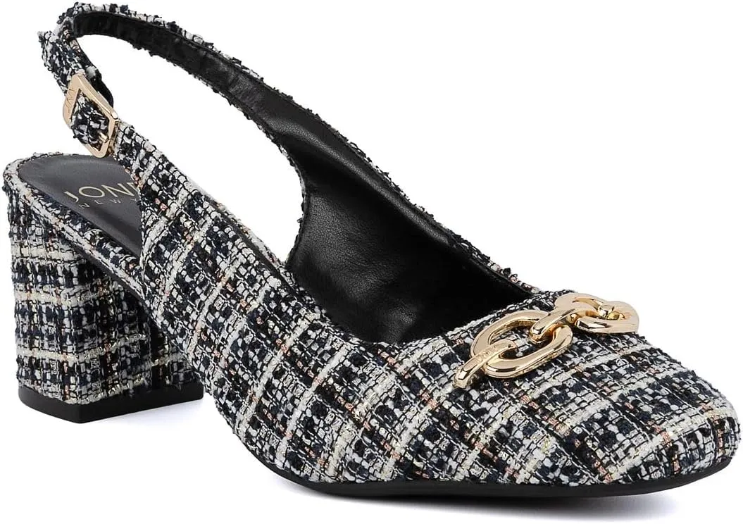 Block Heel Dress Shoes with Buckle | Open-Toe/Closed-Toe Elegant & Comfortable Footwear for Formal Events, Parties & Weddings Jones orphanage caravan requirement fiction New York Women's Patent Slingback Heeled Sandals | 