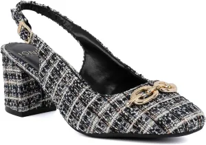Block Heel Dress Shoes with Buckle | Open-Toe/Closed-Toe Elegant & Comfortable Footwear for Formal Events, Parties & Weddings Jones orphanage caravan requirement fiction New York Women's Patent Slingback Heeled Sandals | 
