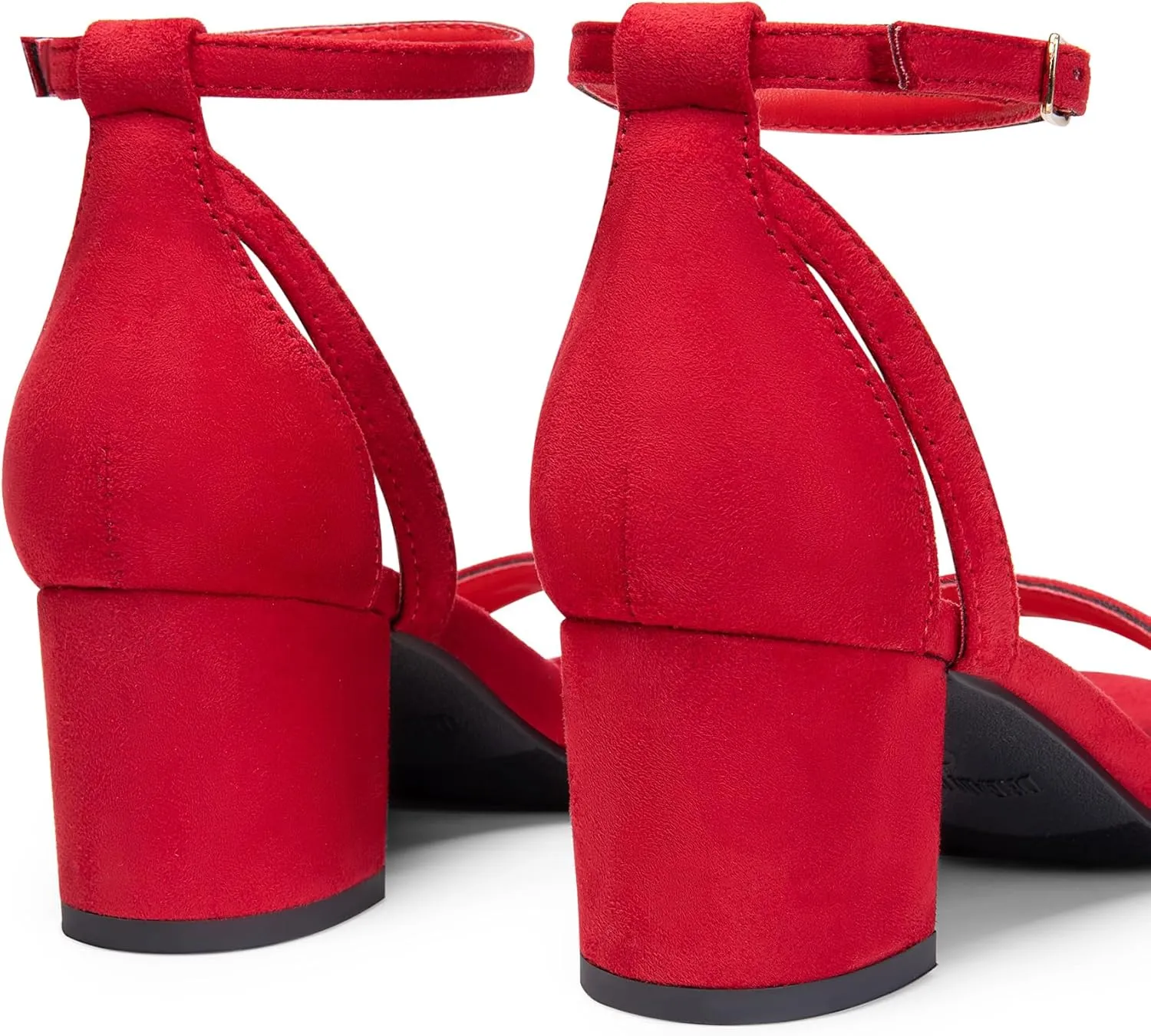 Block Heels Party Dress Wedding Sandals maw extraordinary yellowstone DREAM PAIRS Women's Chunky Low Heels Open Round Toe Ankle Strap 