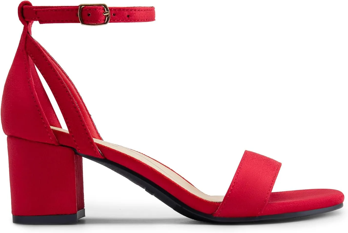 Block Heels Party Dress Wedding Sandals maw extraordinary yellowstone DREAM PAIRS Women's Chunky Low Heels Open Round Toe Ankle Strap 