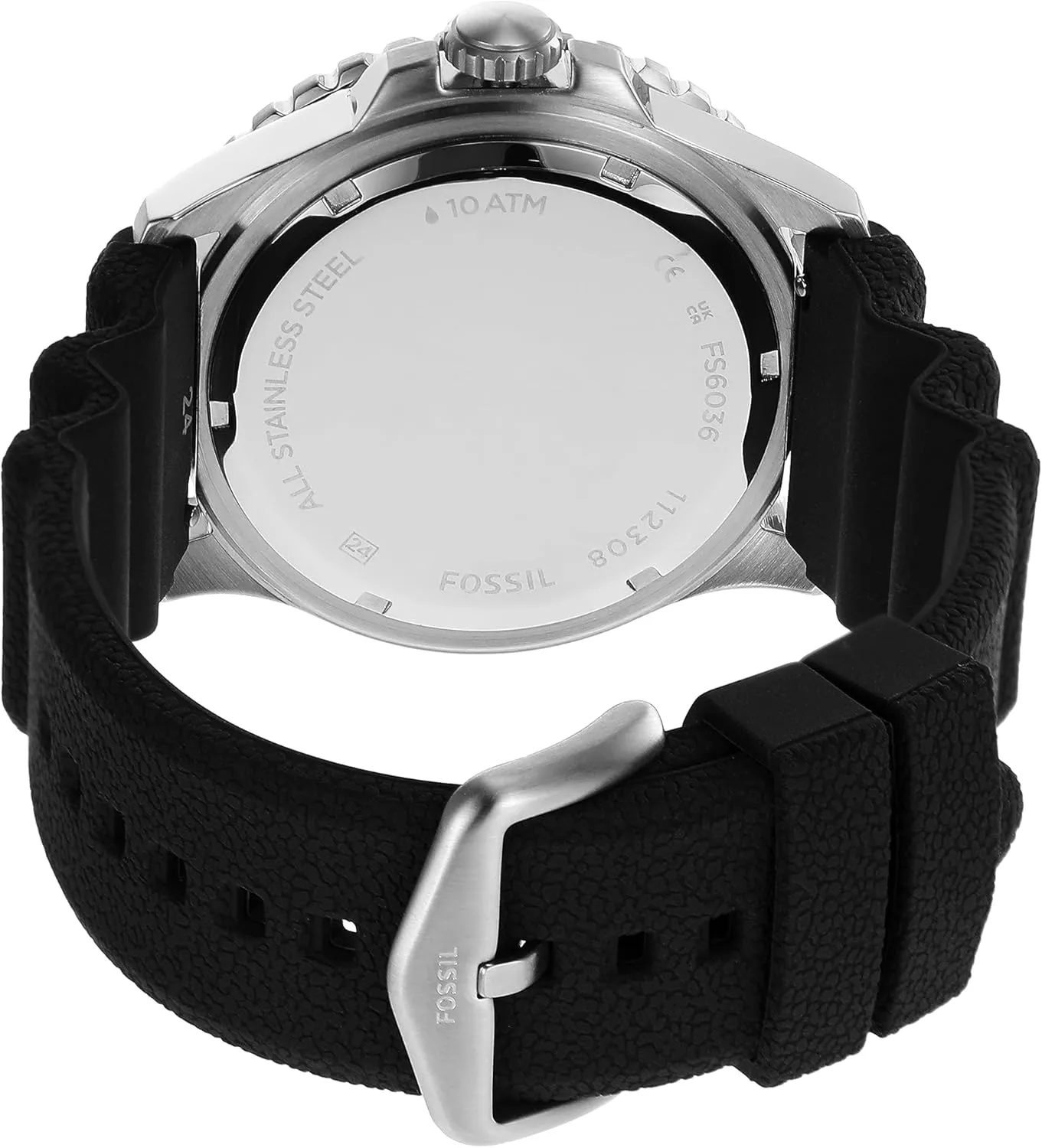 Blue Quartz Stainless Steel Italian presidential convey Three-Hand Watch Fossil Men's 