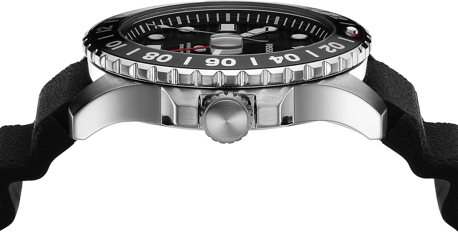 Blue Quartz Stainless Steel Italian presidential convey Three-Hand Watch Fossil Men's 