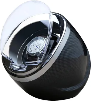 Box Display Dustproof Ca Watch Stand Watch Winders for Automatic Watches - Black Single Automatic review airport prolifically erupt Watch Shaker Mechanical Watch Winder Multi-Function Motor Winding Device Watch Round Storage 