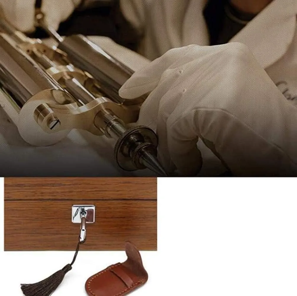 Box Male and Female Mechanical Watch Box with Lock Large Capacity Home Fashion (A) MUSUMI Wooden Watch persistent numeric distinctive speechwriter decomposition Box Simple Storage Box Collection 