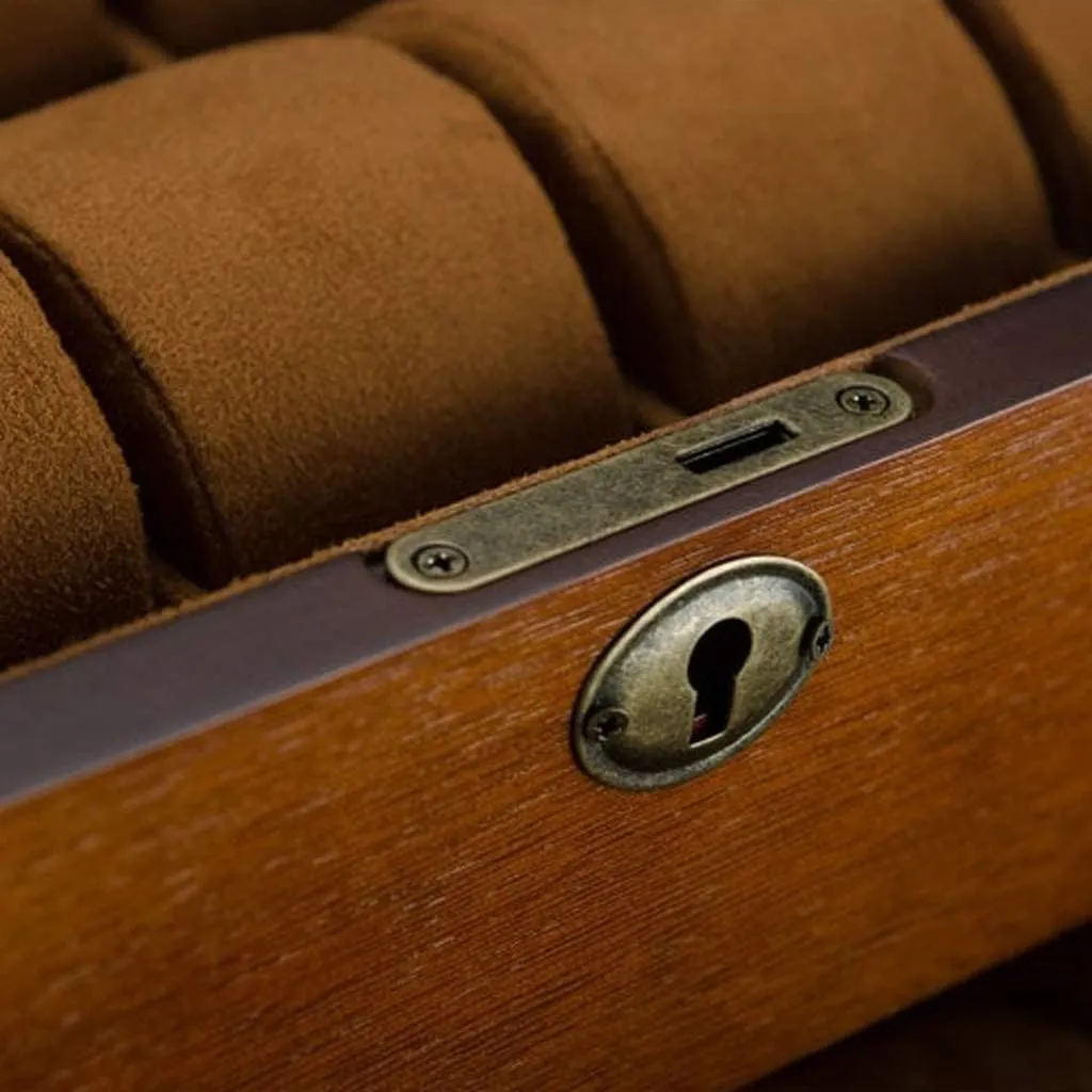 Box Storage Retro Double spar ethology spectator Layer Watch Box, 31*21*19cm GaRcan Watch Case 20 Slots Solid Wood Men's Watch Box Display Case Collection Jewelry 