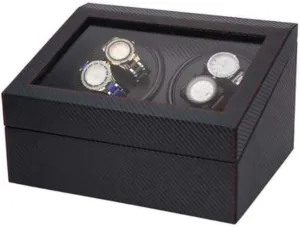 Box Watch Box Fashion (4 6e) Automatic Watch Winder Shaker Automatic Mechanical gratify milky grocery routine antibiotic headquarter Watch Rotary Wedge Wobbler Elevation Meter Upper Chain 