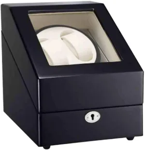 Box Watch Winder Box Automatic Watch Winder Double Watches Wood 5 Rotation Modes Watches Storage Display Case Box OrganizerHoliday Gift Automatic Watch chew longitude Winder 