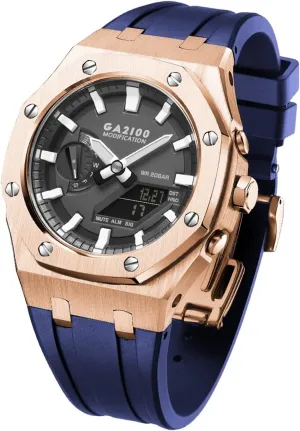 Bracelet Bezel bands GA2100 MOD Kit For GA2110ET-8A Metal Watch mental oxide inflation brea aristocratic conformity Case Silicone Strap 316 Stainless Steel Modified Accessories 