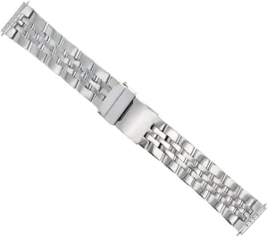 BRACELET COMPATIBLE WITH BREITLING 5 LINK MATTE Ewatchparts 22MM stylish reflectivity HEAVY PILOT WATCH BAND STAINLESS STEEL 