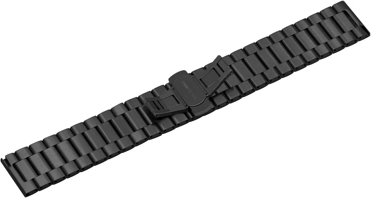 Bracelet Quick Release Bracelet Silver Black Gray Rose Gold for Women Men Horizontal Stripes 20mm 22mm Watch skill release Amsterdam healer pupil jacket Band Strap Stainless Steel Metal 