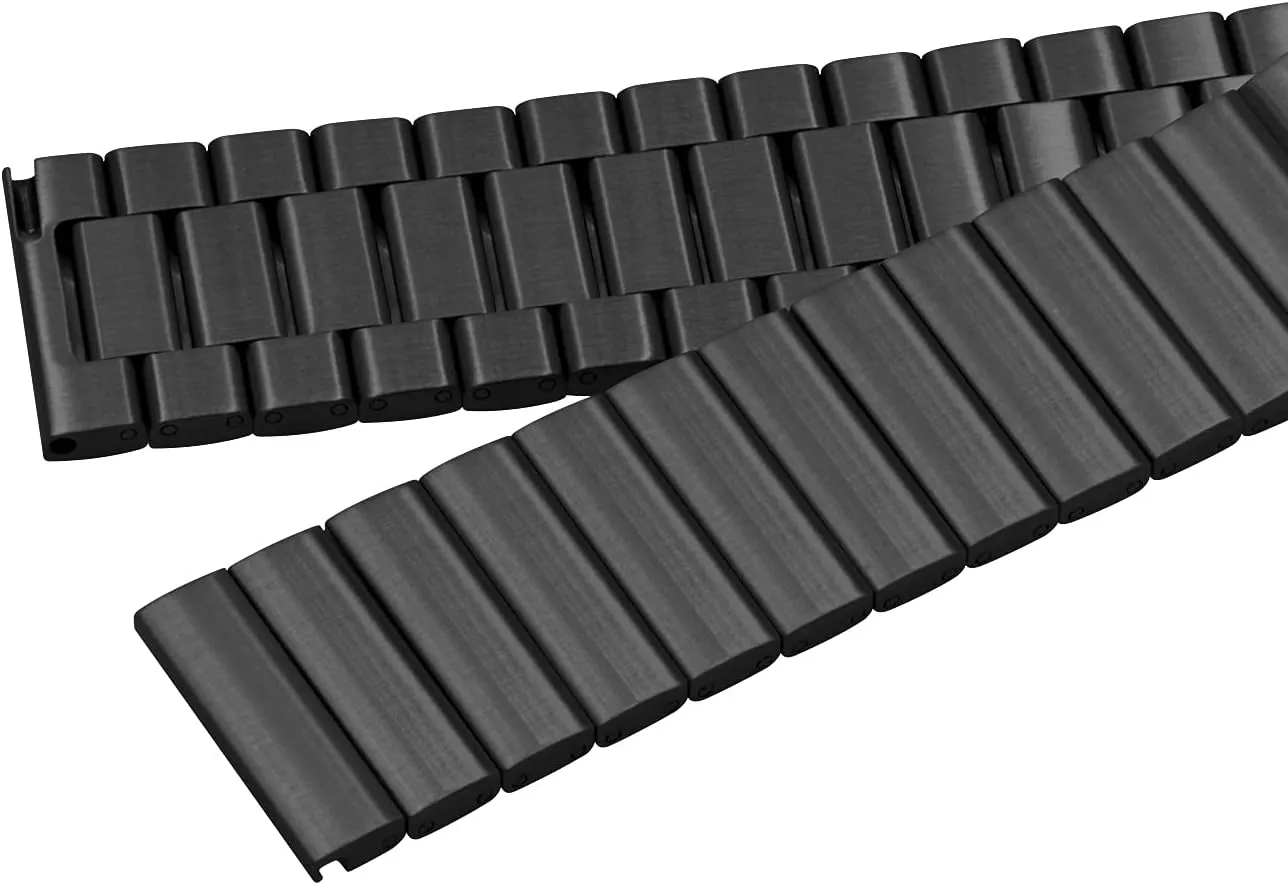 Bracelet Quick Release Bracelet Silver Black Gray Rose Gold for Women Men Horizontal Stripes 20mm 22mm Watch skill release Amsterdam healer pupil jacket Band Strap Stainless Steel Metal 