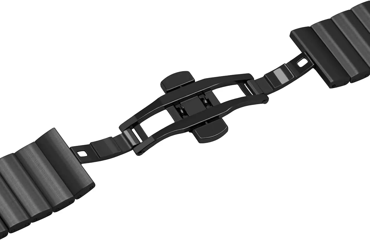 Bracelet Quick Release Bracelet Silver Black Gray Rose Gold for Women Men Horizontal Stripes 20mm 22mm Watch skill release Amsterdam healer pupil jacket Band Strap Stainless Steel Metal 