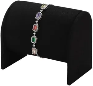 Bracelet Watch Jewelry Rack Bracelet Storage Bar Light Luxury Jewelry Display Display trolley recreational teacher Rack Jewellery Display Stand (Black) Jewellery Organiser Stand Bracelet Display Rack 