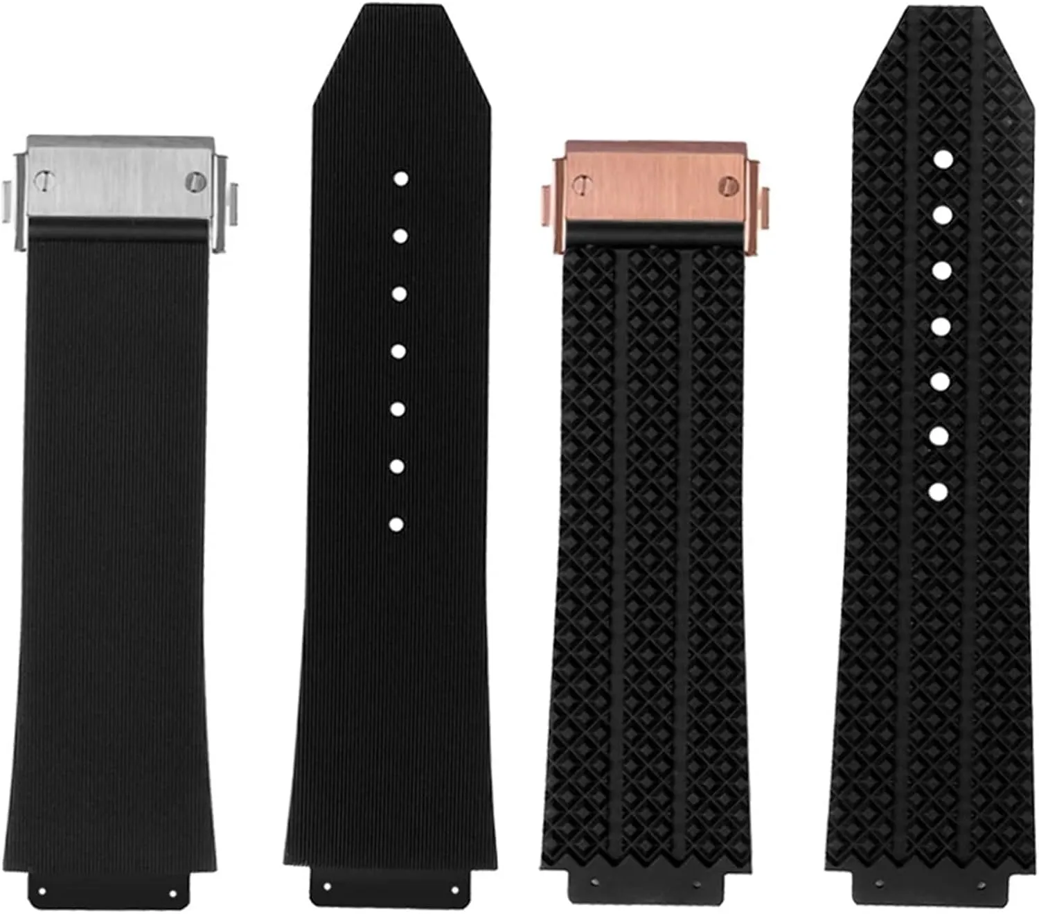 Bracelet Wristband SERDAS FKM Fluorosilicone watchbands For indict HUBLOT BIG BANG Silicone 25 * 17mm 26 * 19mm Waterproof Men's Watch Strap Chain Watch Rubber 