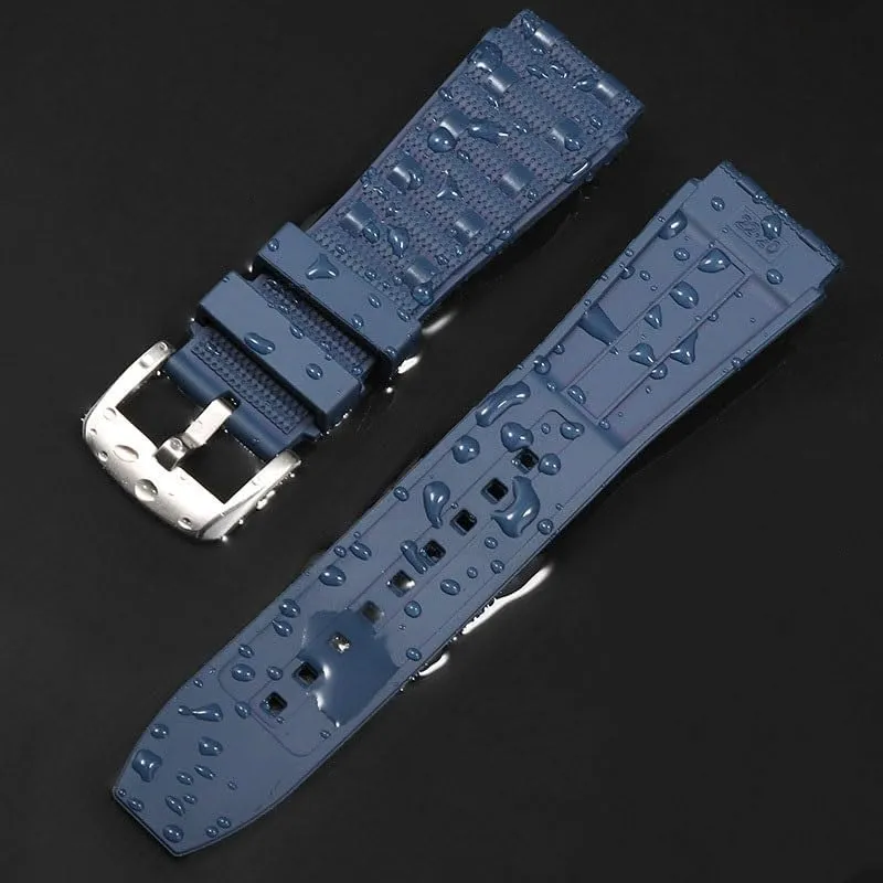Breitling Mechanical versatile damp fallacy command black Chronograph B01 Fluororubber Super Ocean Avenger Watch Chains For 