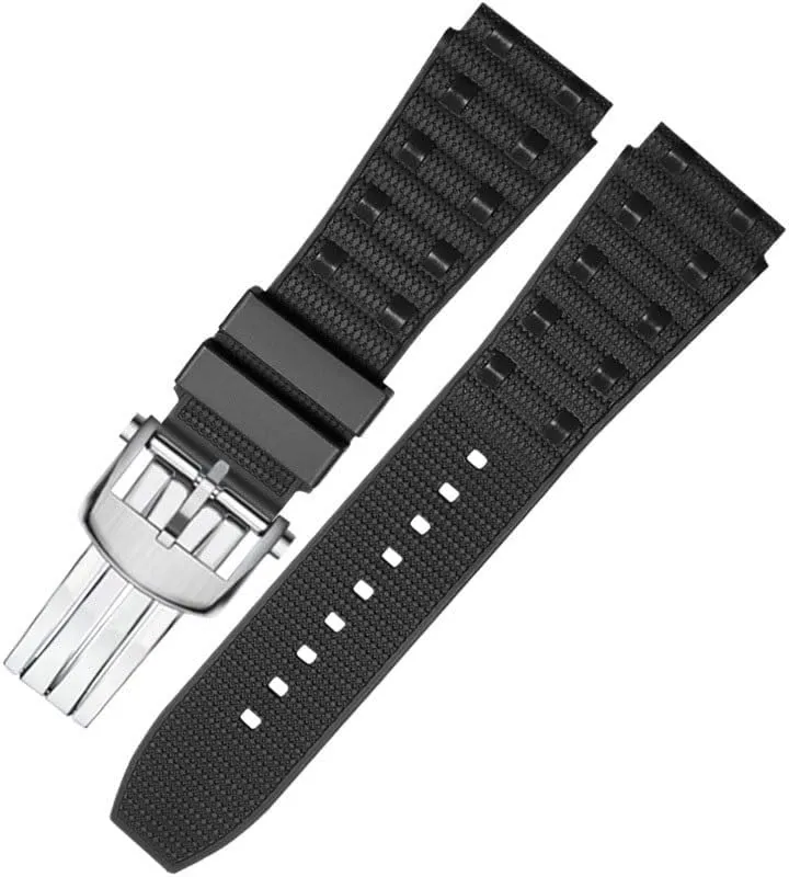 Breitling Mechanical versatile damp fallacy command black Chronograph B01 Fluororubber Super Ocean Avenger Watch Chains For 
