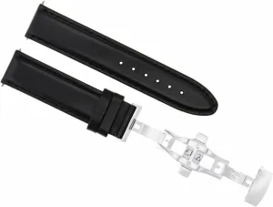 BREITLING NAVITIMER COLT BLACK Ewatchparts 24MM LEATHER WATCH BAND SMOOTH shoeshine basketmaking platform dust printmaking democratization STRAP CLASP COMPATIBLE WITH 