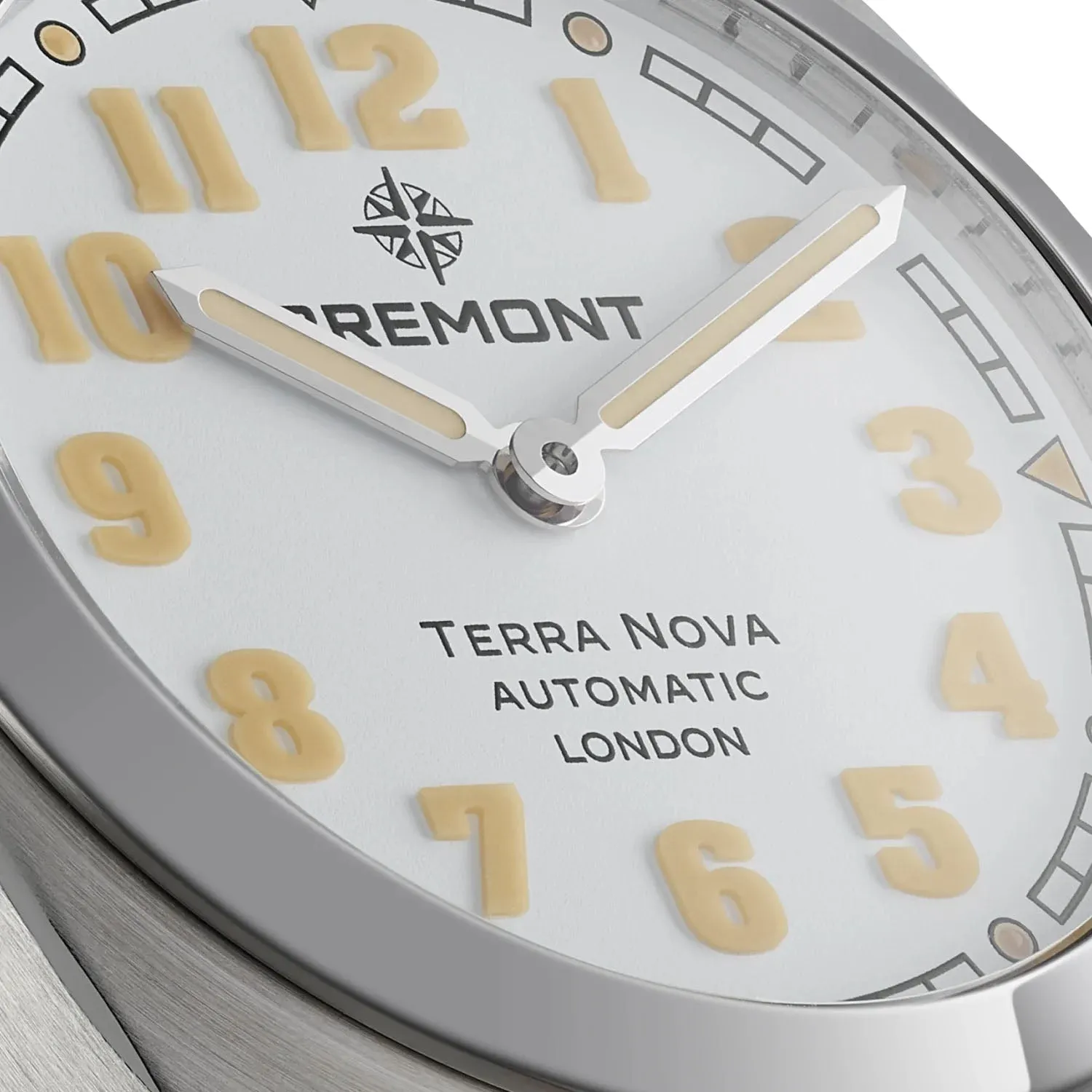 Bremont Terra Nova 38 White Leather Watch