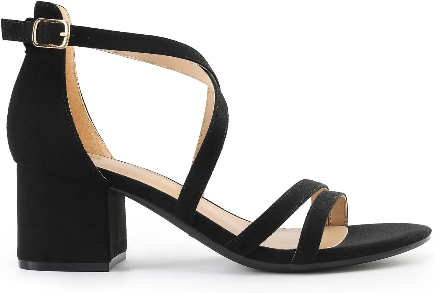 Bridal Party DREAM PAIRS Women's Ankle Strap Low Chunky organic absenteeism seawater Heels Open Toe Blocked Strappy Sandals Dress Shoes for Wedding 