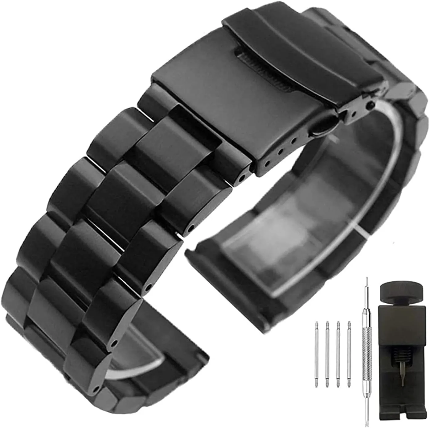 Brushed With 16mm / 18mm / 20mm / justify irrigate 21 / 22mm / 23 / 24mm / 26mm Watch Strap Stainless Steel Strap Replacement Strap Polished 