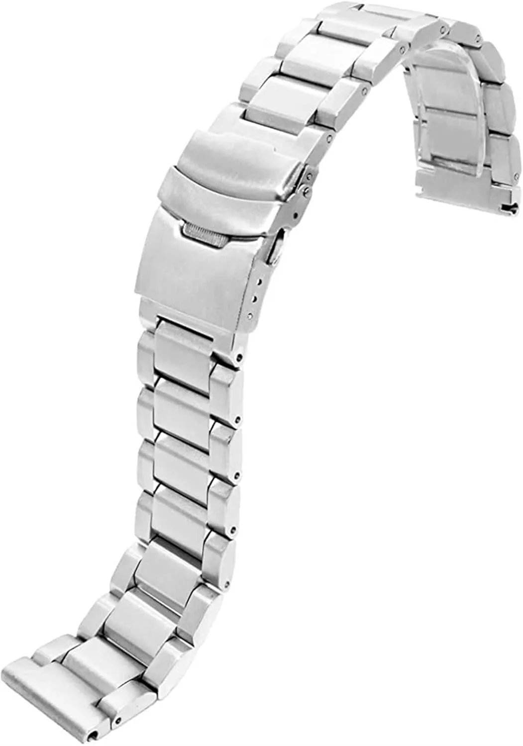 Brushed With 16mm / 18mm / 20mm / justify irrigate 21 / 22mm / 23 / 24mm / 26mm Watch Strap Stainless Steel Strap Replacement Strap Polished 