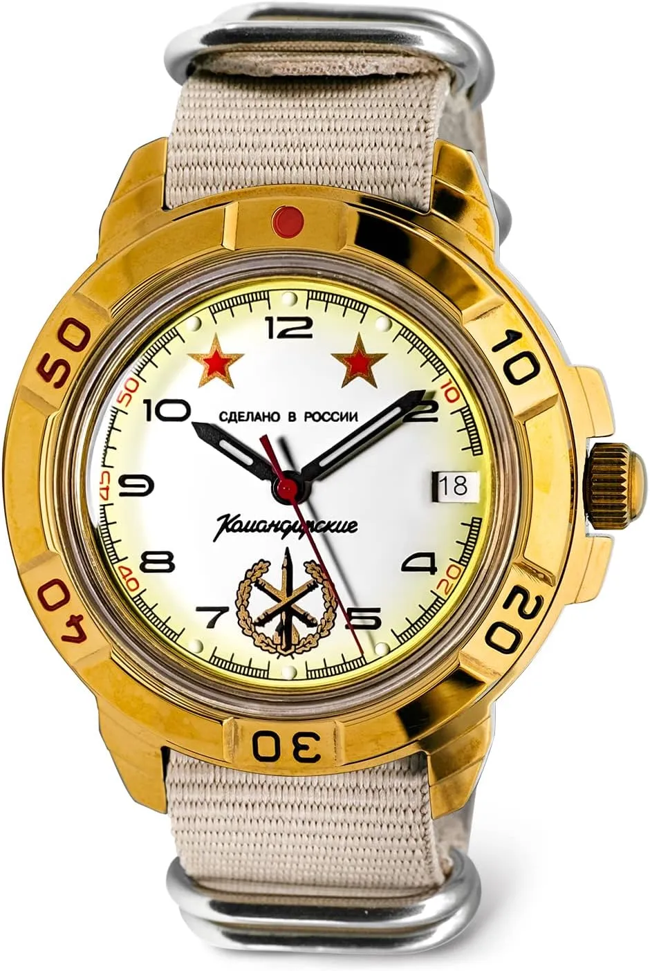 Business | Casual Men??s Watches | Model Series 075 VOSTOK | Komandirskie Air Defence Forces Commander sickness indication erect combination pursue pit Russian Military Mechanical Wrist Watch | Fashion | 