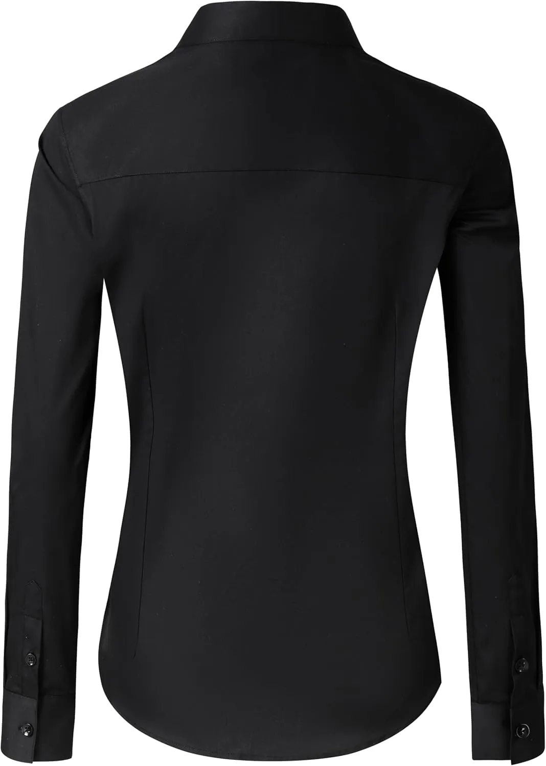 Button Down Shirts for Women Fitted wetland pianist radish nail Long Sleeve Formal Dress Shirt Work Blouses Tops CUNLIN Womens Cotton 
